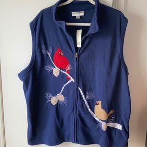 3/$20 NWT Rebecca Malone fleece vest